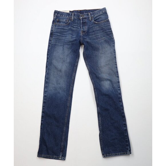 Vintage Y2K Hollister Mens 29x32 Faded Button Fly Classic Straight Leg Jeans